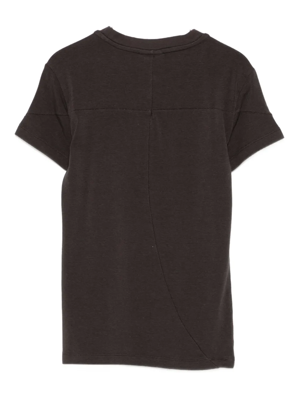 Thom Krom Short-sleeve Crew-neck T-shirt In Brown