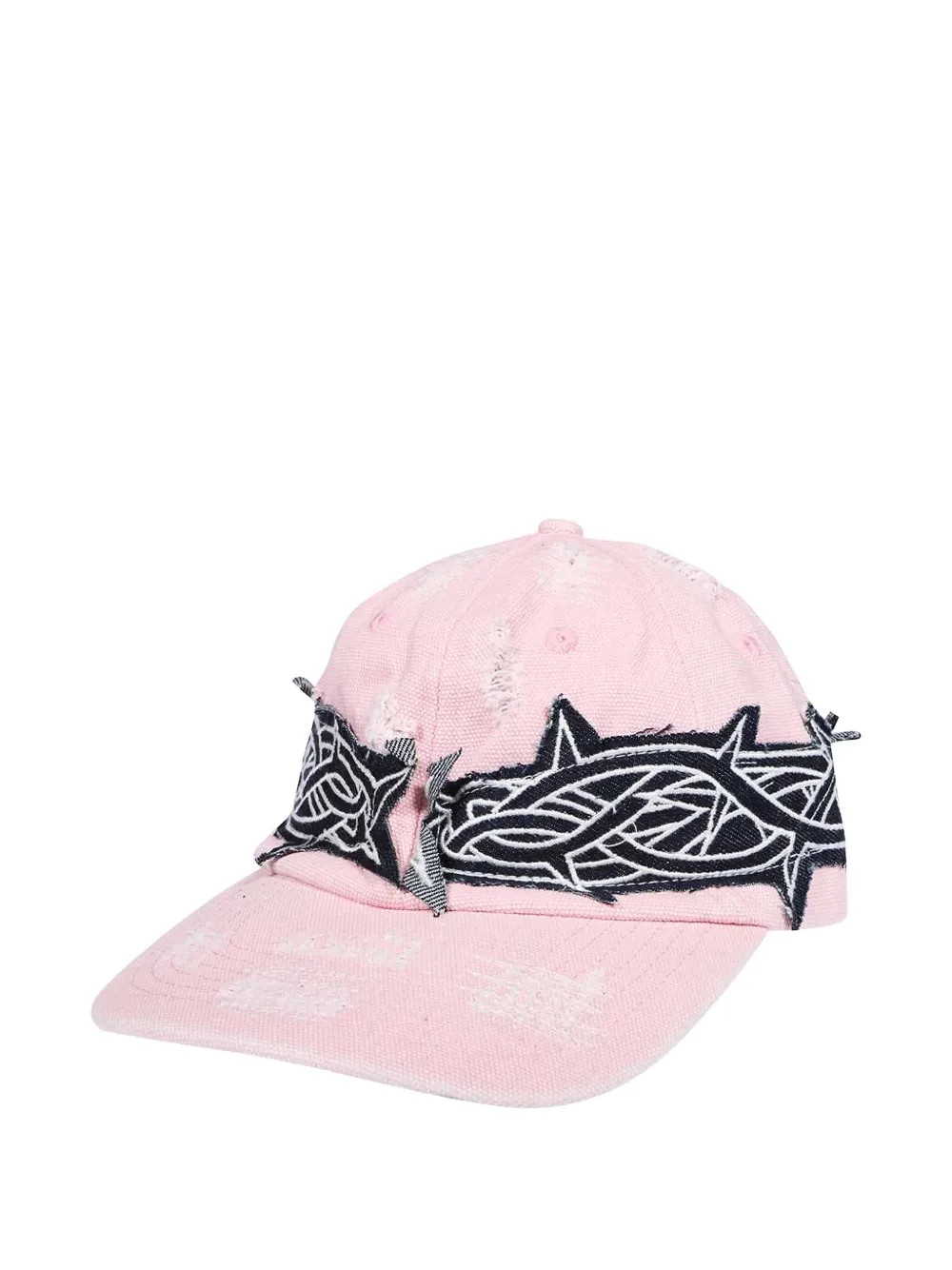 Who Decides War Distressed Baseball Cap In Pink