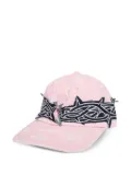 Who Decides War distressed baseball cap - Pink