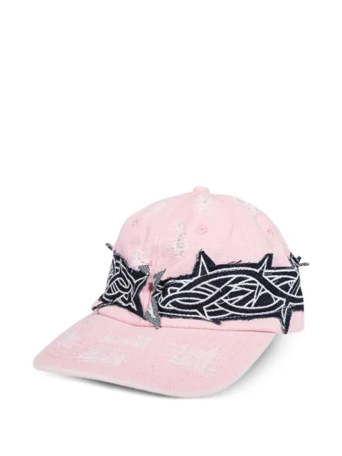 Who Decides War distressed baseball cap