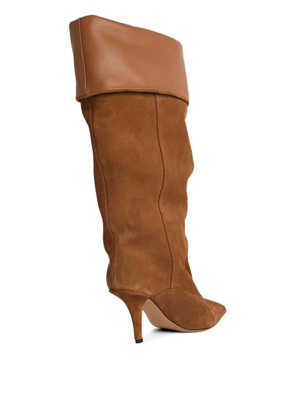 Paris Texas 75mm Ines suede knee-high boots Neutrals