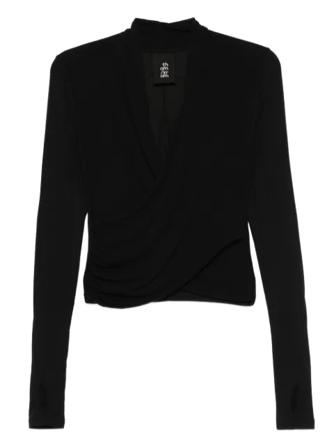Thom Krom wrap-front long-sleeve top