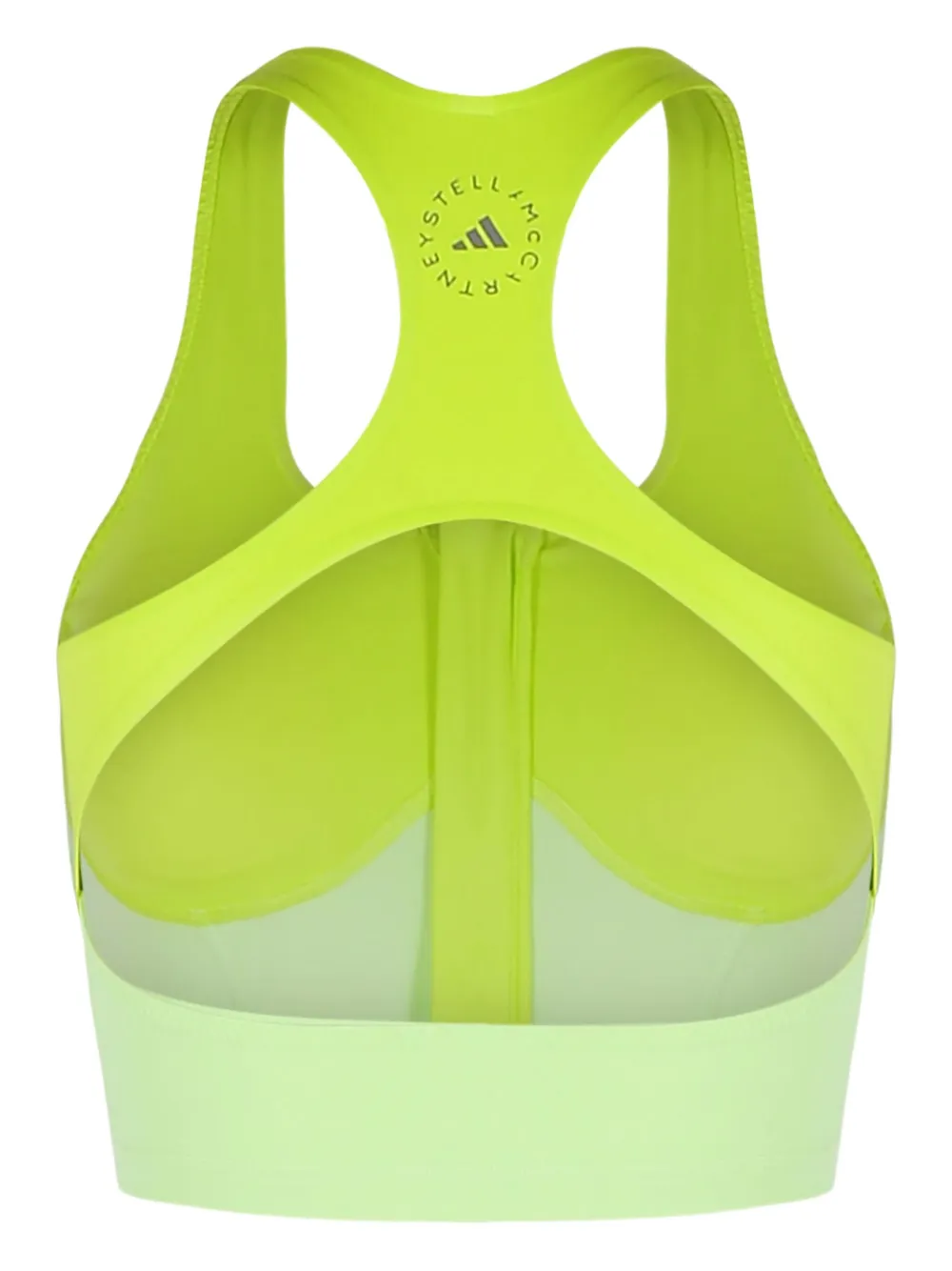 Adidas by Stella McCartney Tweekleurige sport-bh met rits - Groen