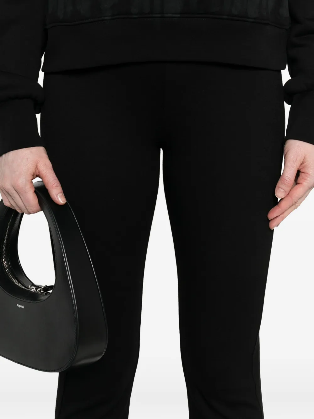 Thom Krom High-waisted Flared Trousers In Black