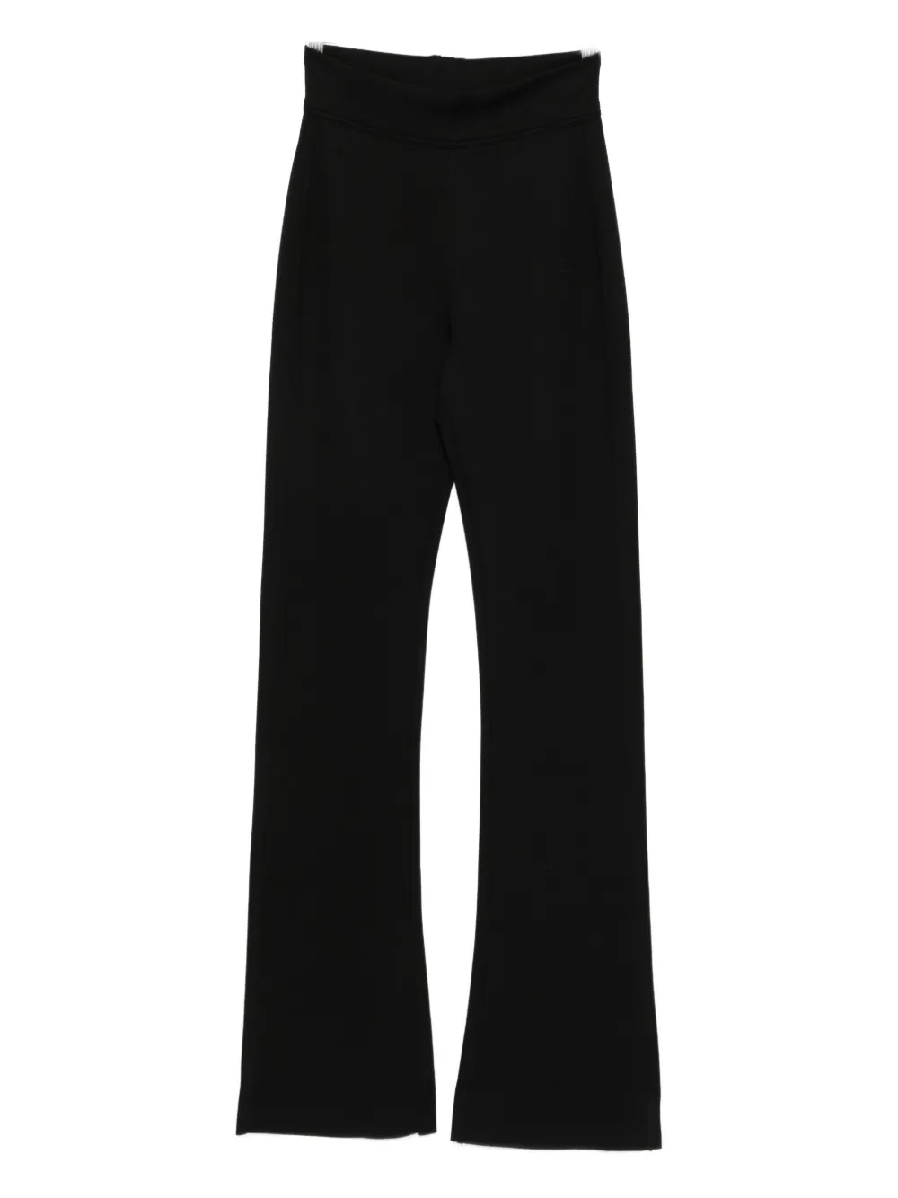 Thom Krom High-waisted Flared Trousers In Black