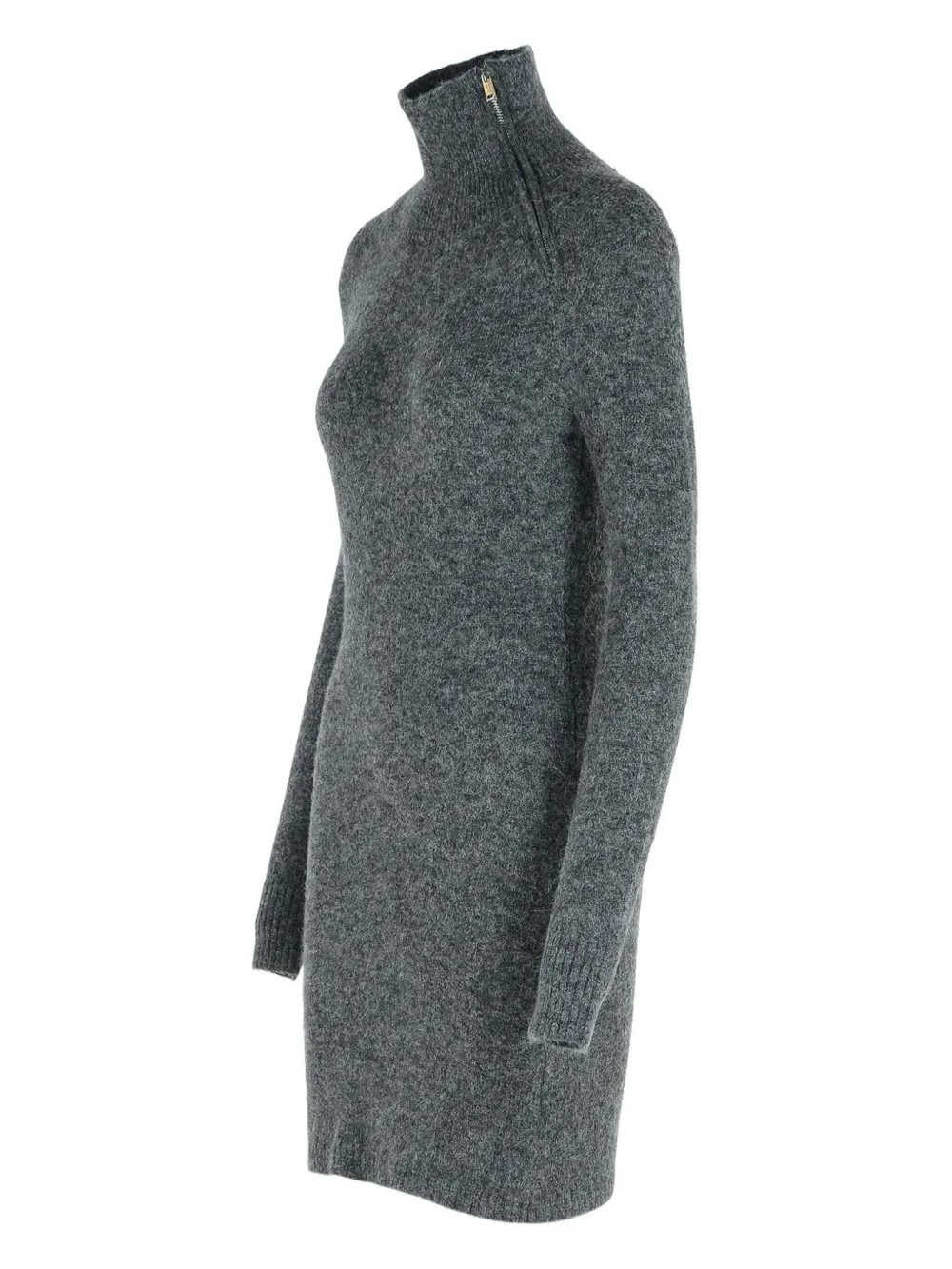 ISABEL MARANT Mini-jurk met hoge hals Grijs