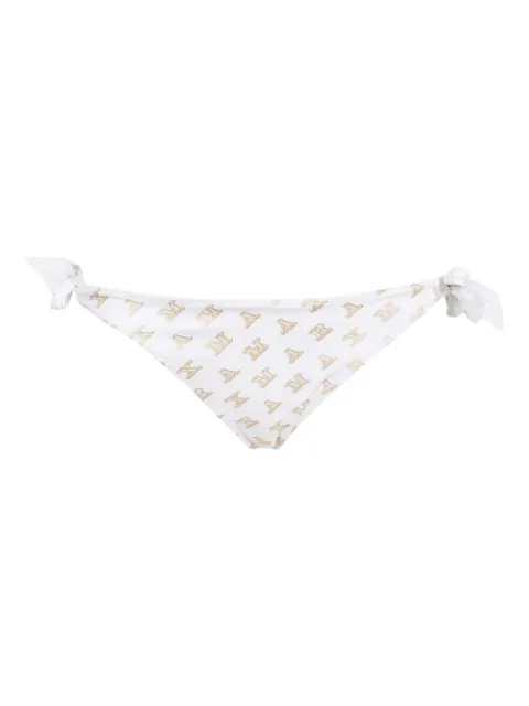 Max Mara logo-print side-tie bikini bottoms