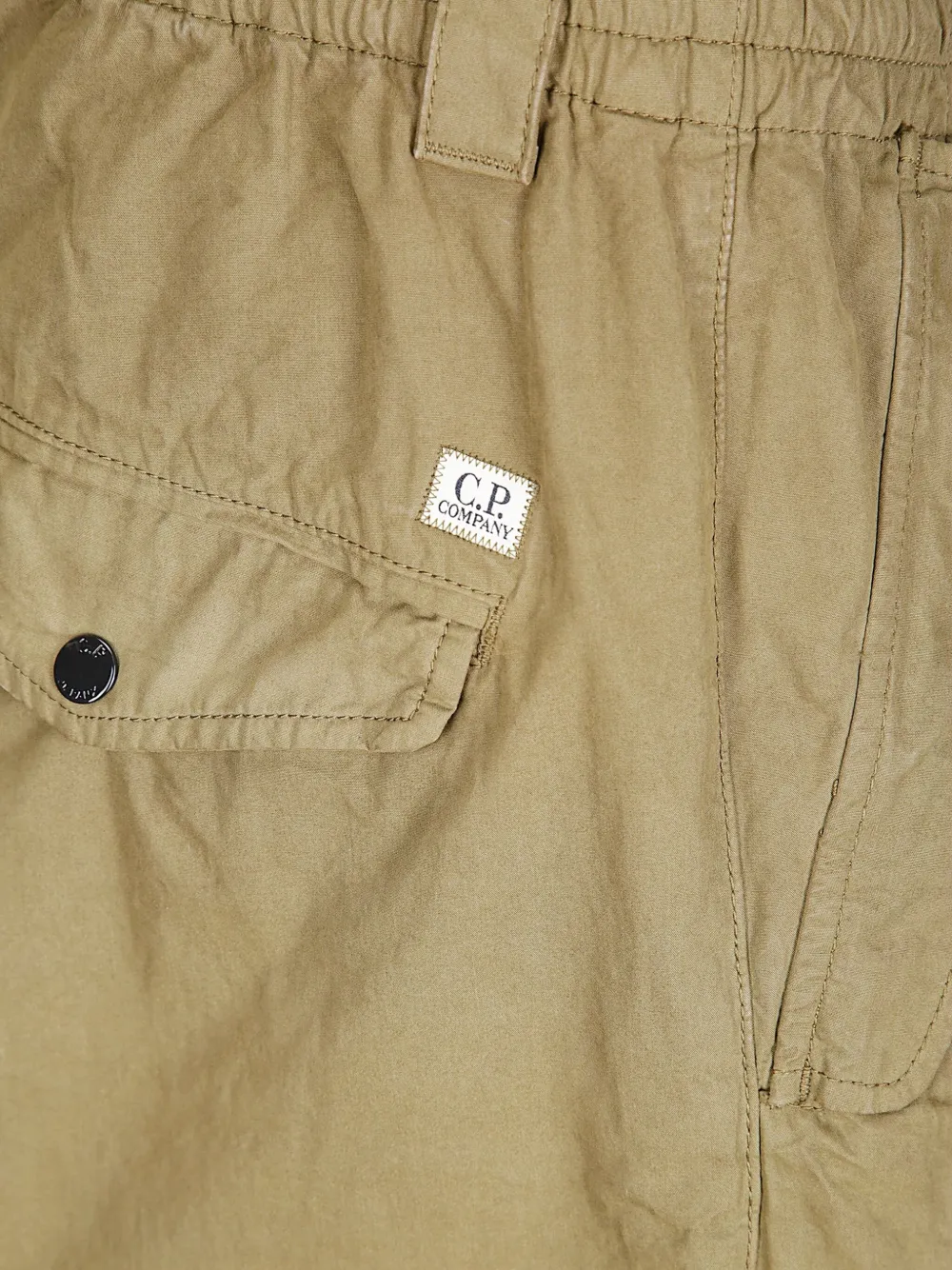 C.P. Company Broek met trekkoord en knoopsluiting Beige