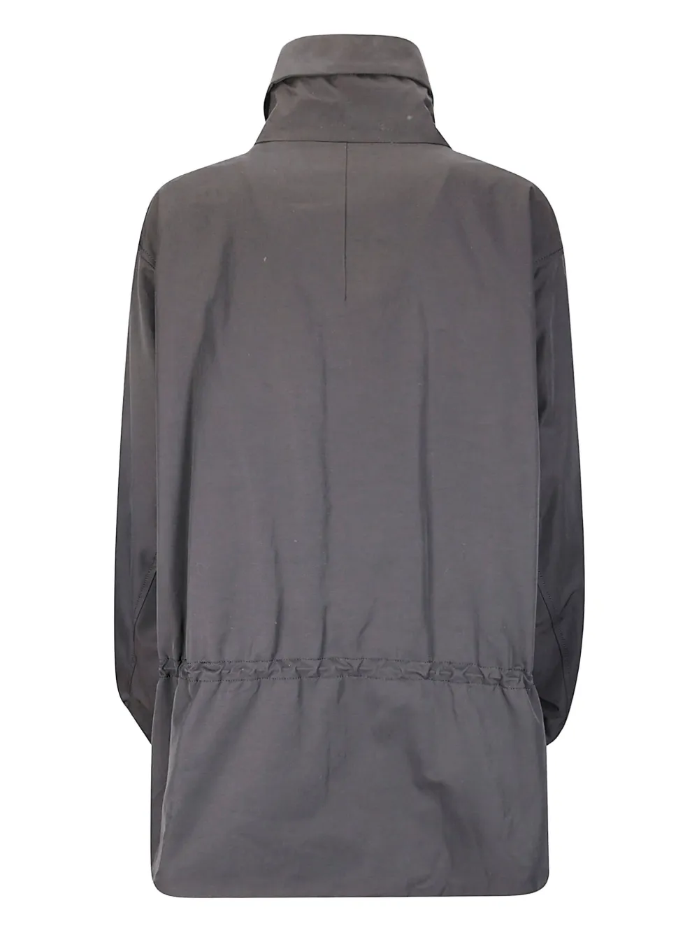 Yohji Yamamoto Gelaagd twill jack Zwart