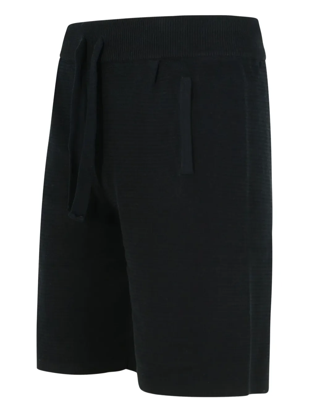 Laneus Shorts met trekkoord en zak - Zwart