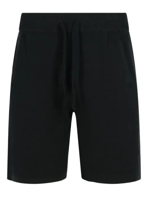 Laneus shorts con cordones en la pretina y bolsillos