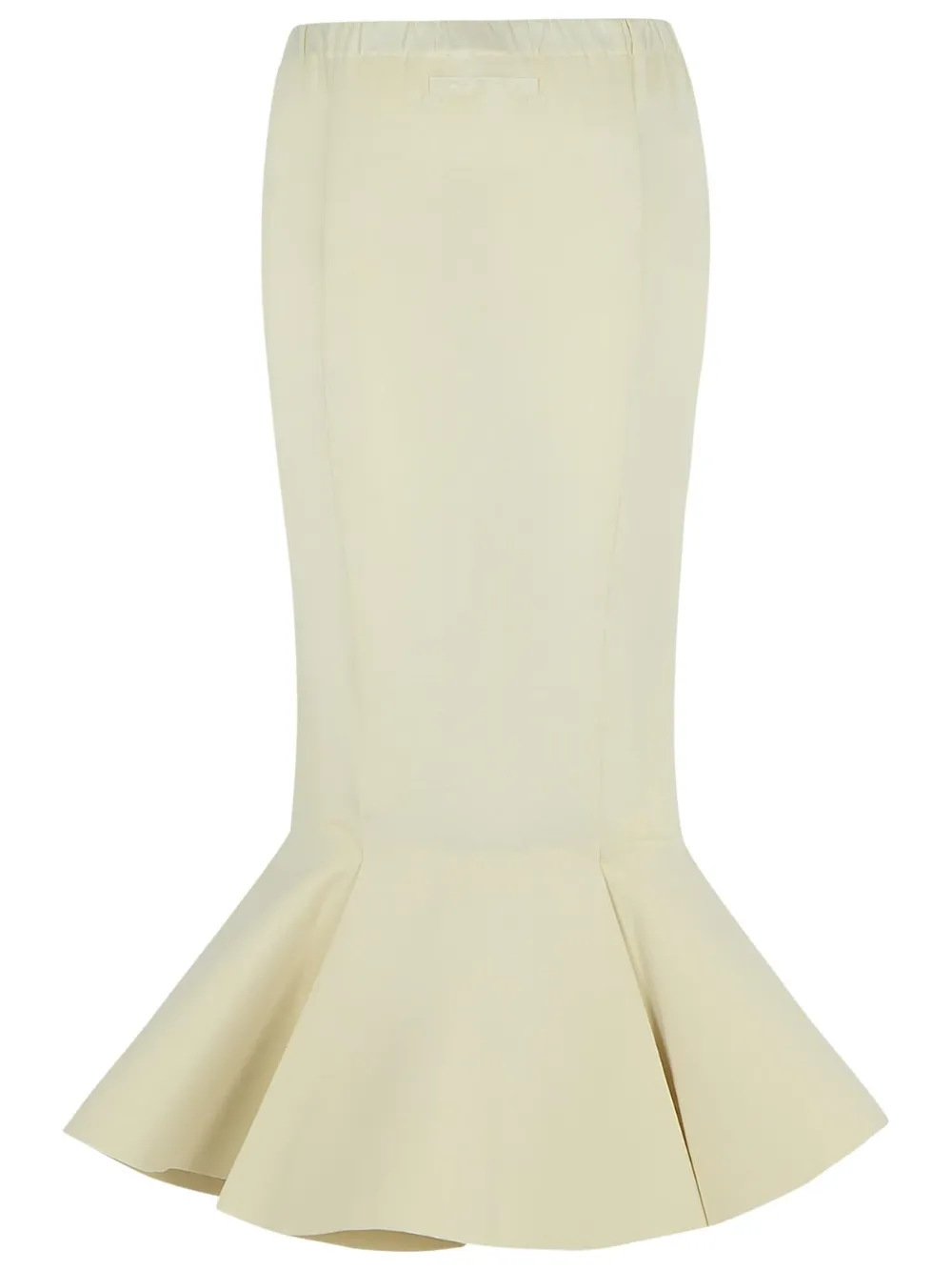 Marni Flared maxi-rok met elastische tailleband Beige