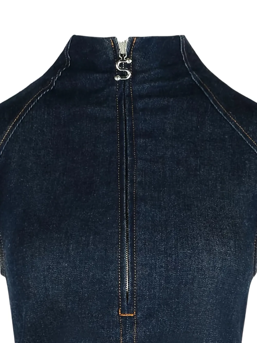 Sportmax Cerea denim jurk Blauw