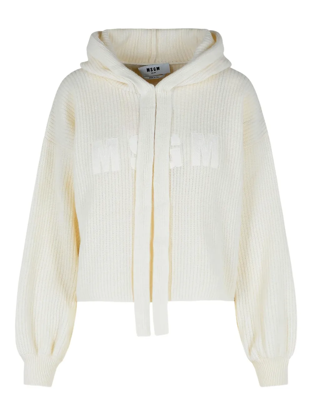 MSGM Hoodie met trekkoord Wit