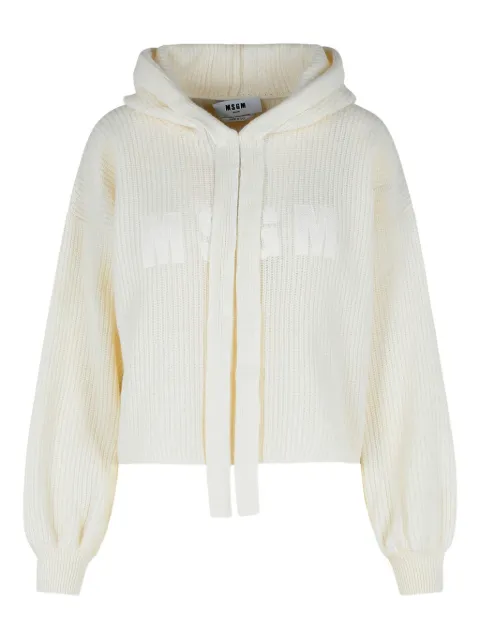 MSGM logo-detail drawstring hoodie