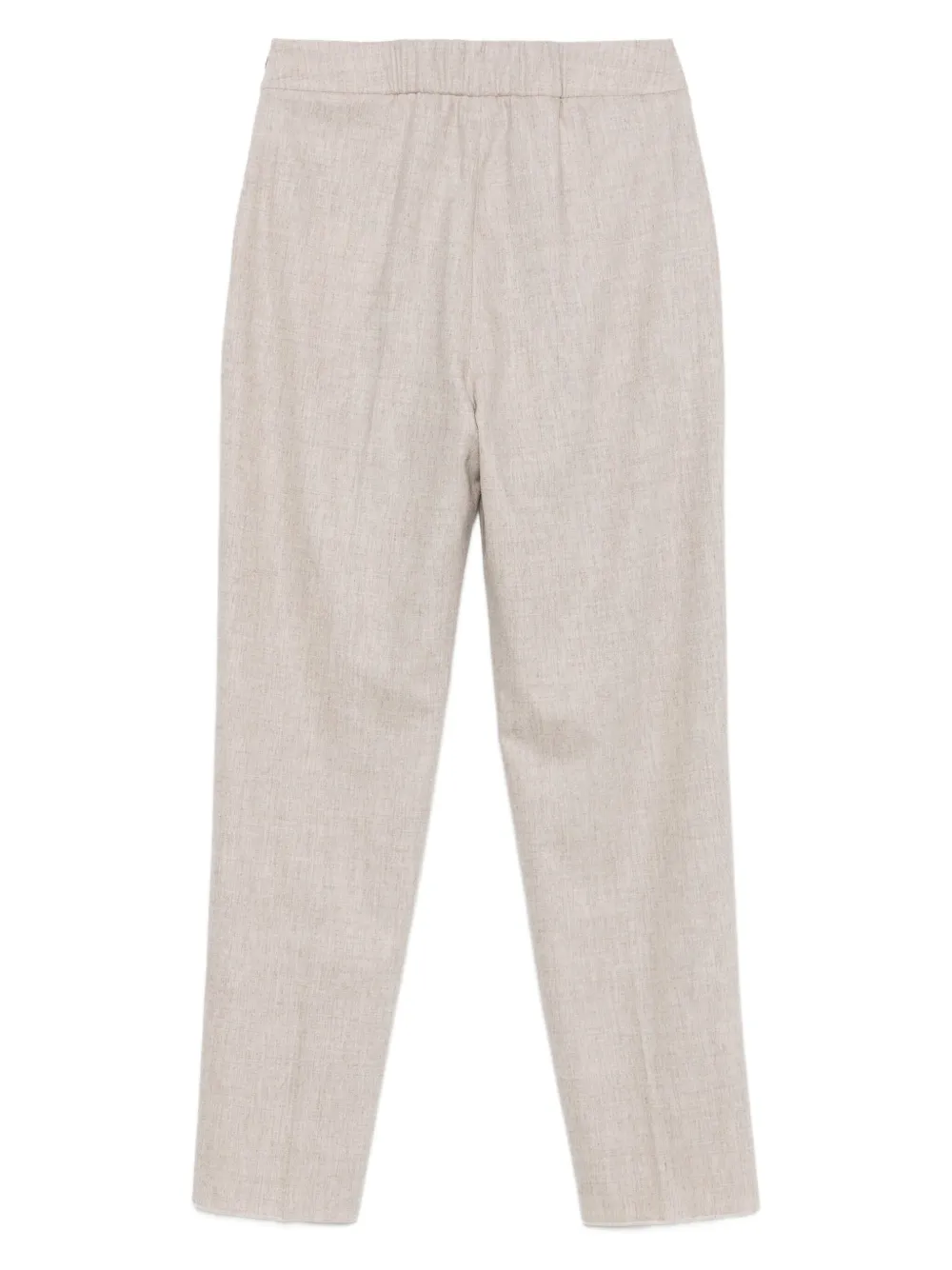 Agnona Pull-on gerafelde broek - Beige