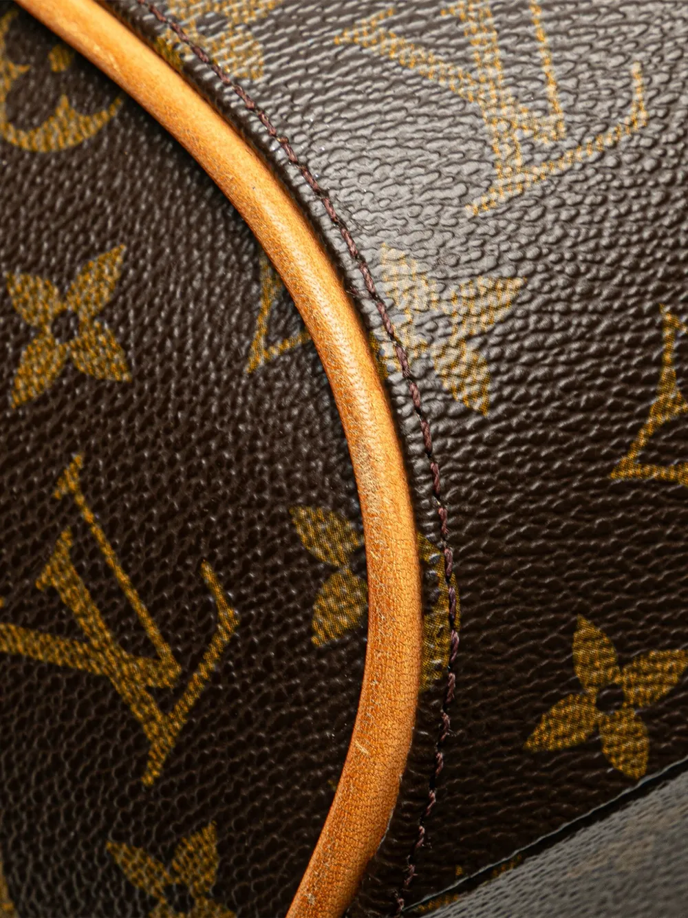 Pre-owned Louis Vuitton 2002 Monogram Ellipse Pm Handbag In Brown