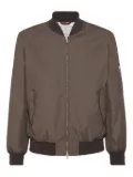 Brunello Cucinelli zip-front bomber jacket - Brown
