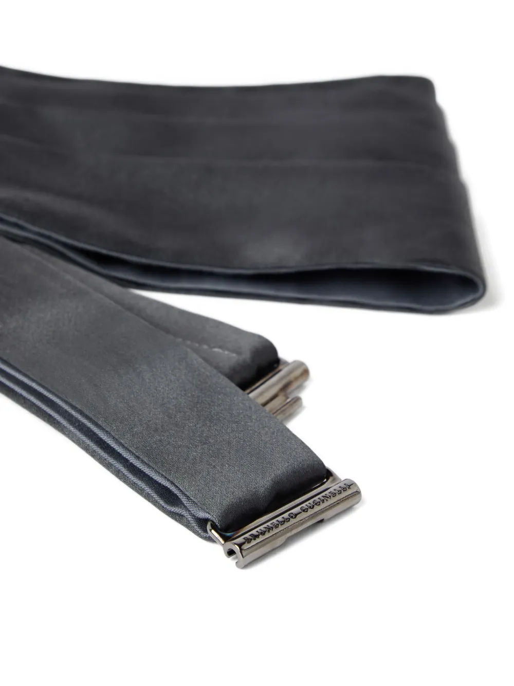 Brunello Cucinelli pleated cummerbund - Zwart