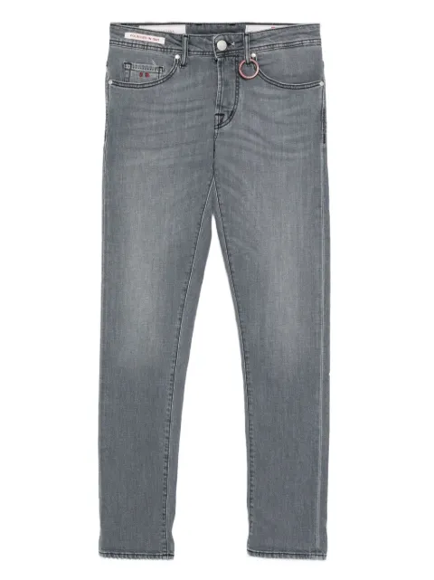 Sartoria Tramarossa ring-detail five-pocket jeans