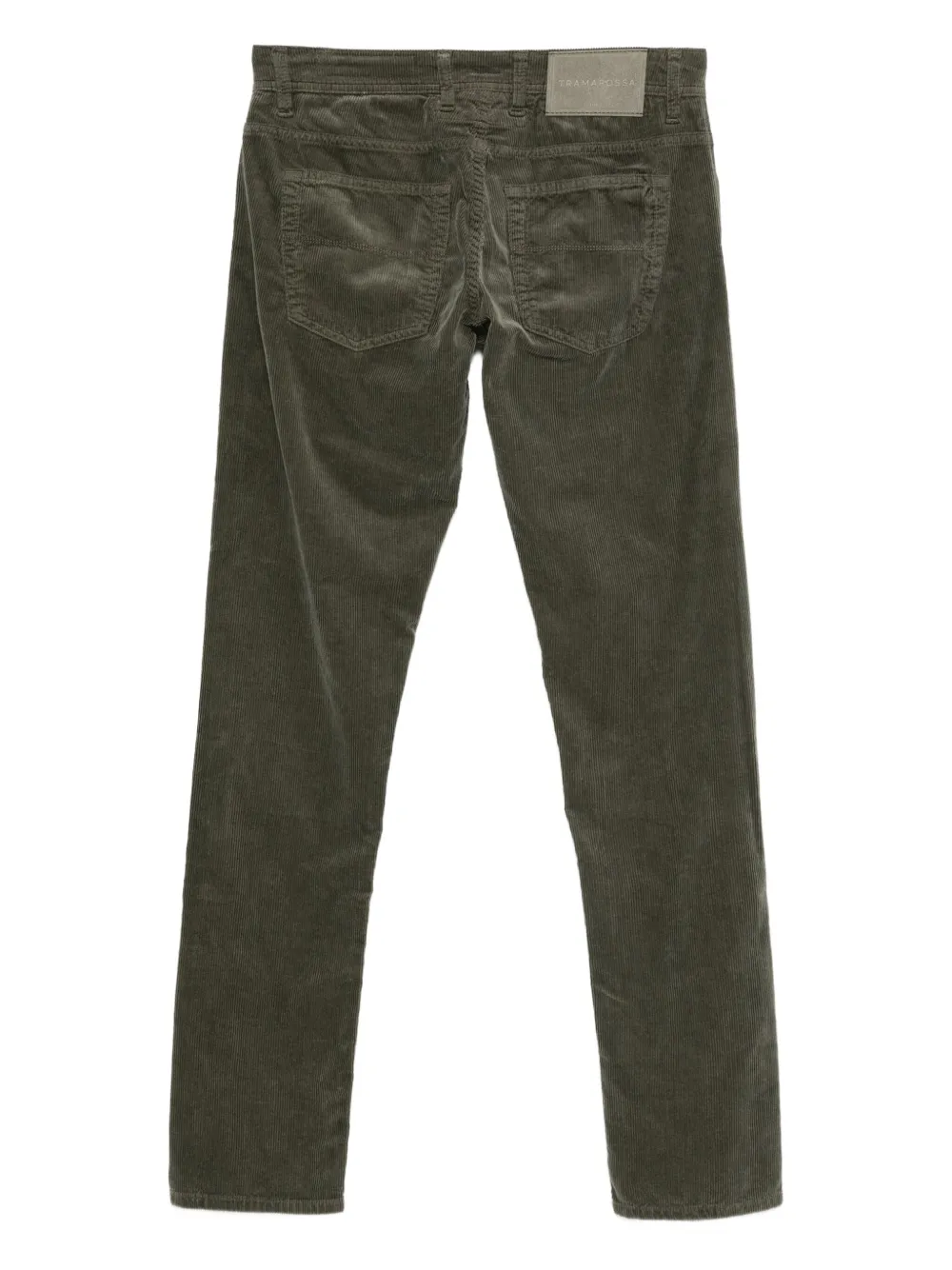 Sartoria Tramarossa Ribfluwelen broek - Groen