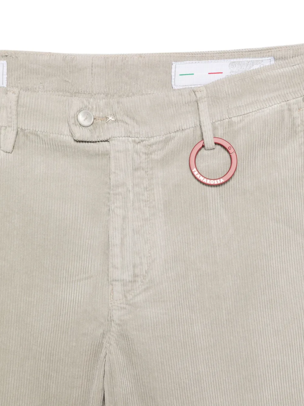 Sartoria Tramarossa Ribfluwelen broek Grijs