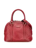 Gucci Pre-Owned 2016-2025 Mini Microguccissima Dome satchel - Red