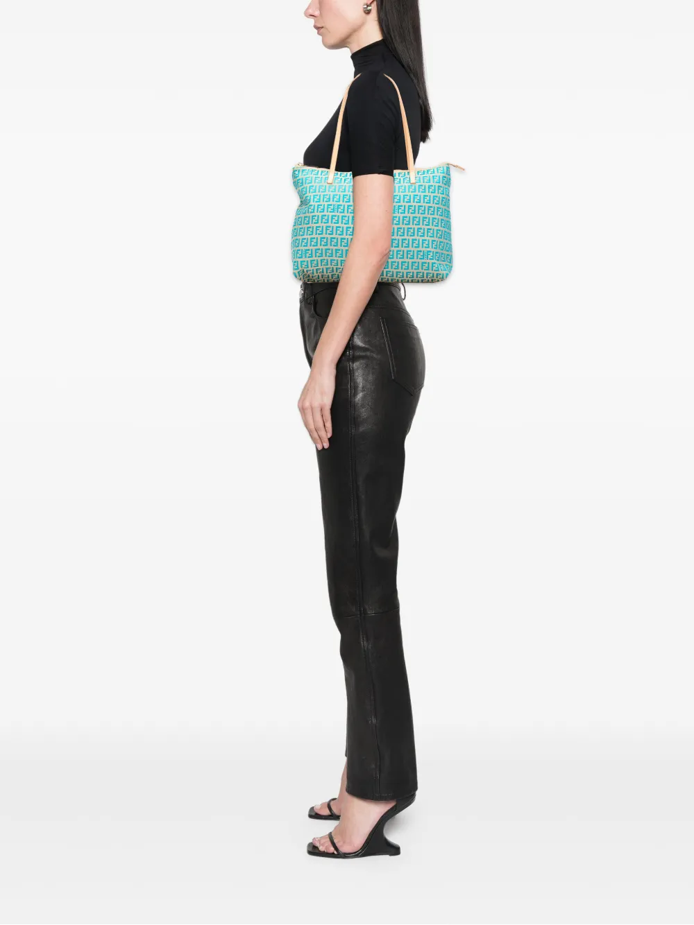 Fendi Pre-Owned 2000-2010 Small Zucchino Canvas tote bag | Pre-Owned | Image 2