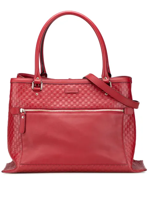 Gucci Pre-Owned 2000-2015 Large Microguccissima satchel