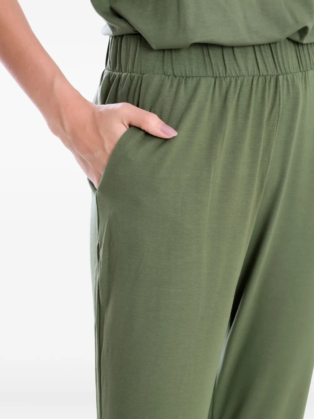 Lygia & Nanny Elastic-waistband Trousers In Green