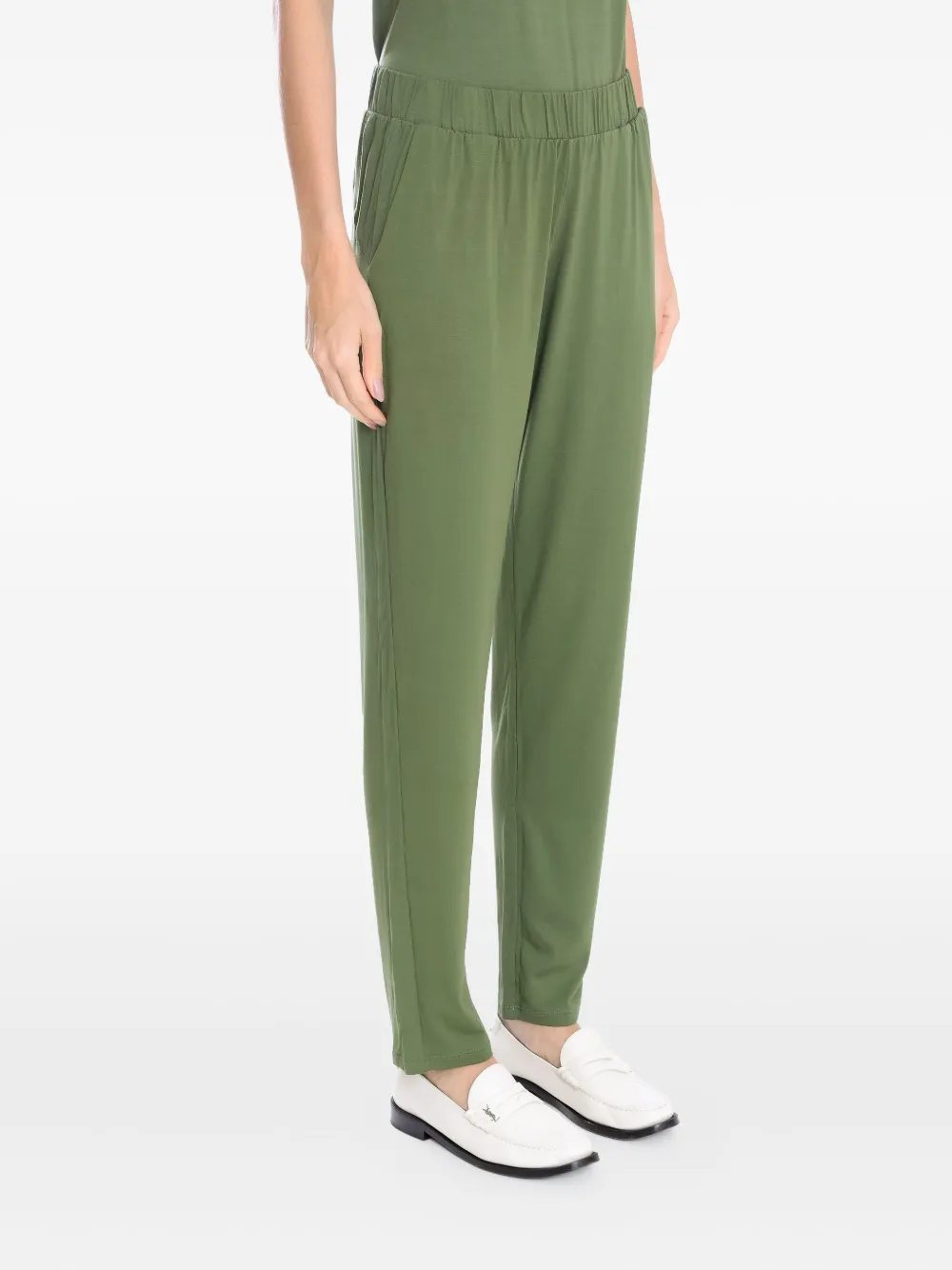 Lygia & Nanny Elastic-waistband Trousers In Green