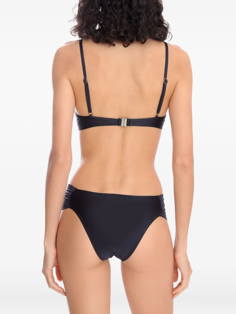 Lygia & Nanny Vitoria Twist-front Bikini In Black