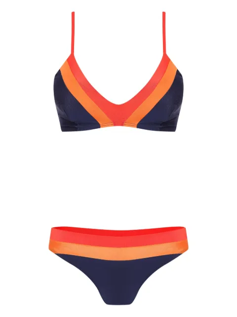 Lygia & Nanny stripe-detail bikini