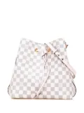 Louis Vuitton Pre-Owned 2019 Damier Azur Neonoe MM bucket bag - Pink