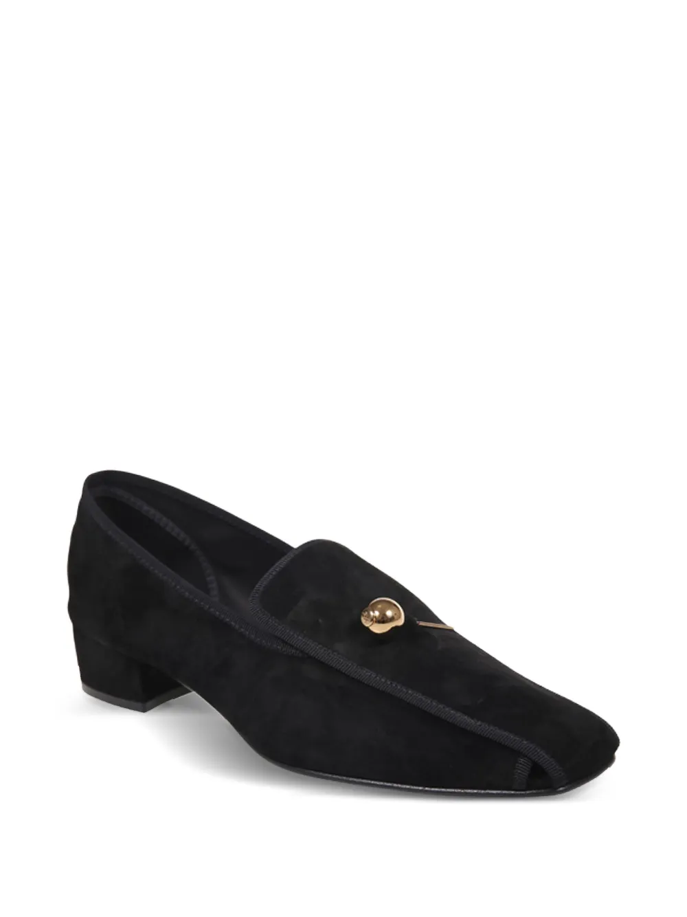 HERBERT LEVINE ball-embellished suede loafers | Image 2