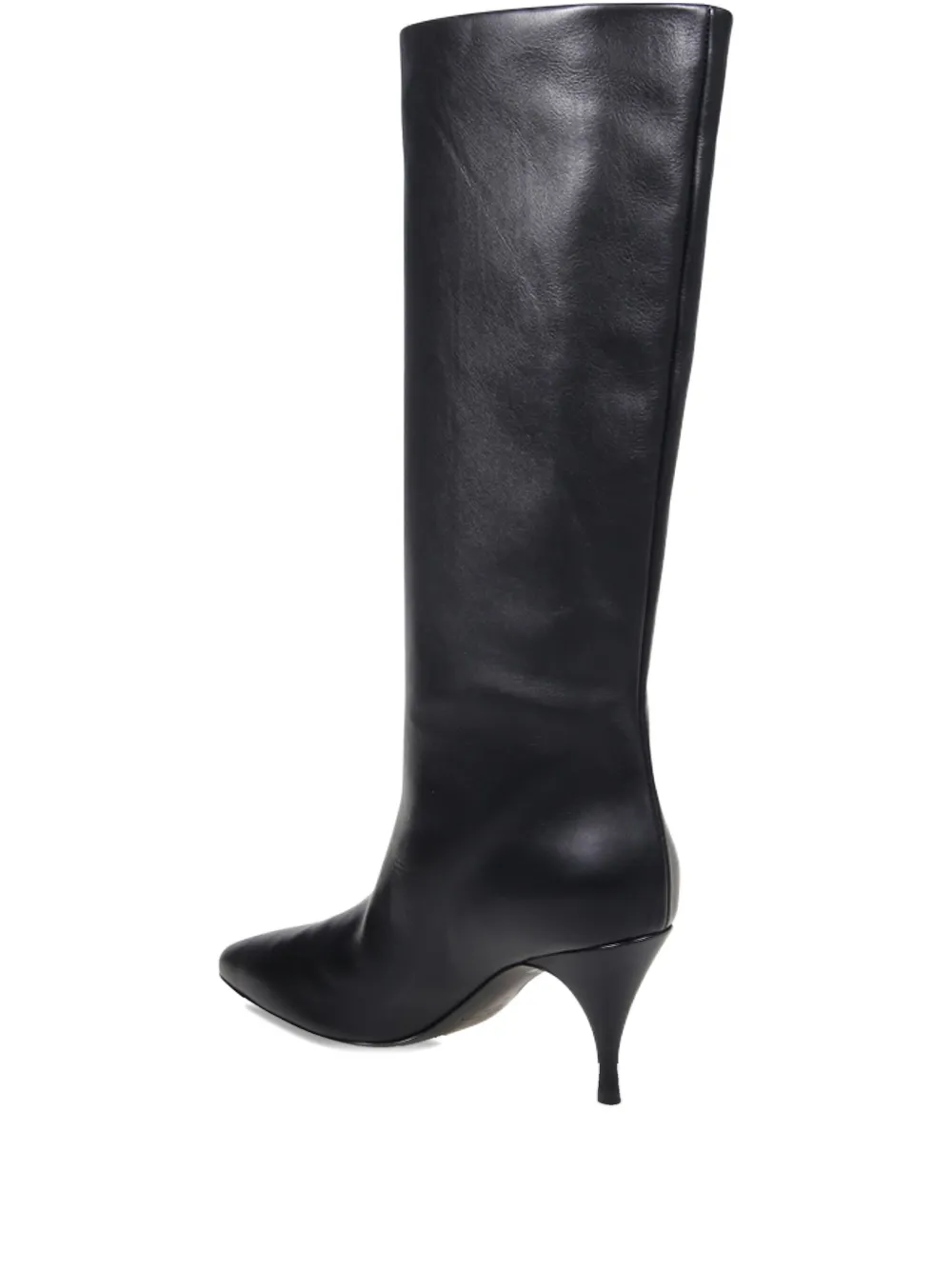 HERBERT LEVINE 80mm leather stiletto knee-high boots | Black | Image 1