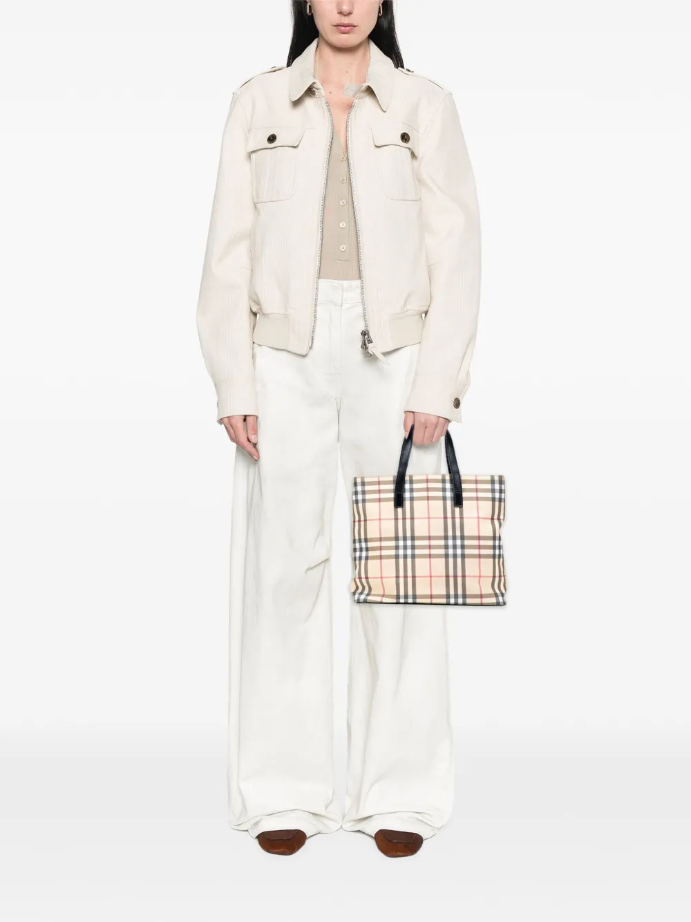 Burberry Pre-Owned 2000-2017 House Check Coated Canvas tote bag | Pre-Owned | Image 2