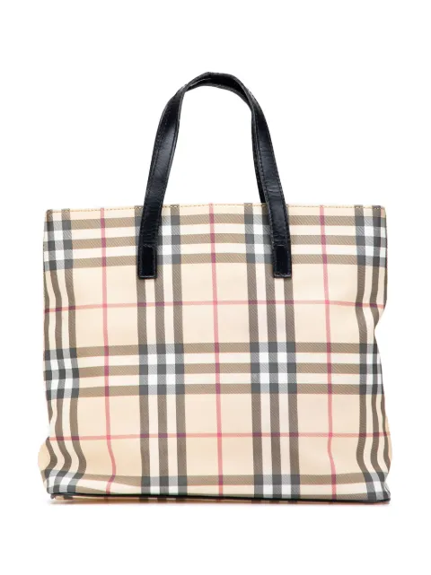 Burberry Pre-Owned 2000-2017 House Check Coated Canvas tote bag