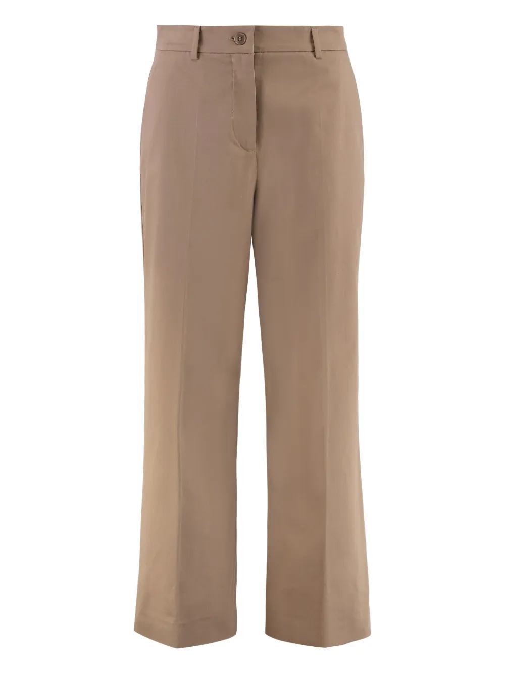 Weekend Max Mara button-fastening straight trousers Bruin