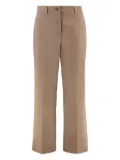 Weekend Max Mara button-fastening straight trousers - Brown