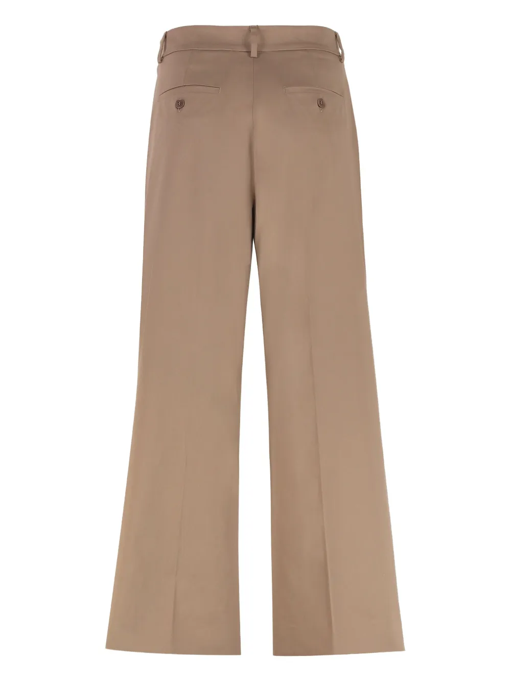 Weekend Max Mara button-fastening straight trousers - Bruin