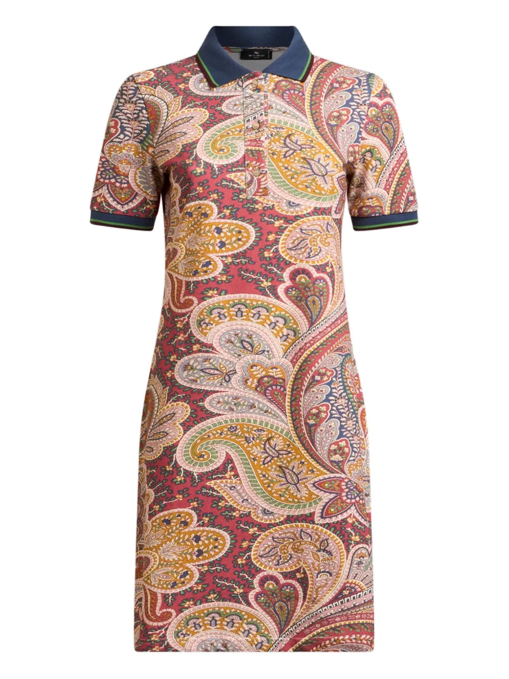 ETRO ペイズリーミニドレス - レッド ETRO ペイズリーミニドレス - レッド