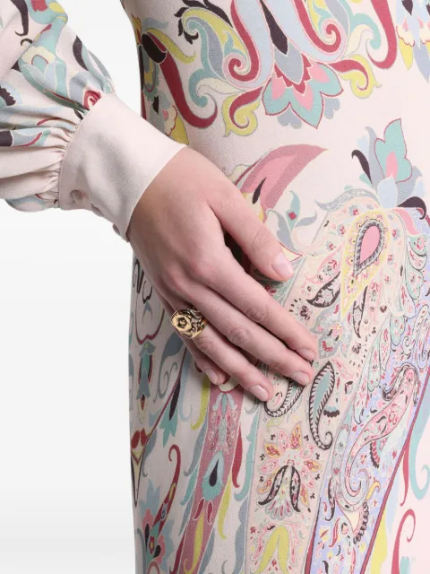 ETRO flower-shaped baroque ring