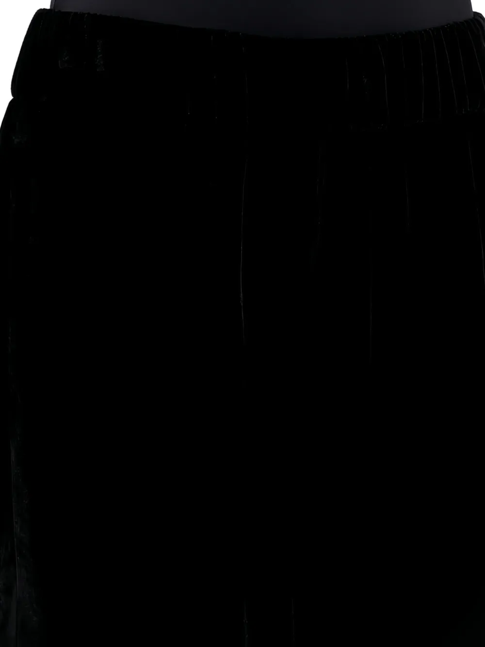 Peserico Velvet Trousers In Black