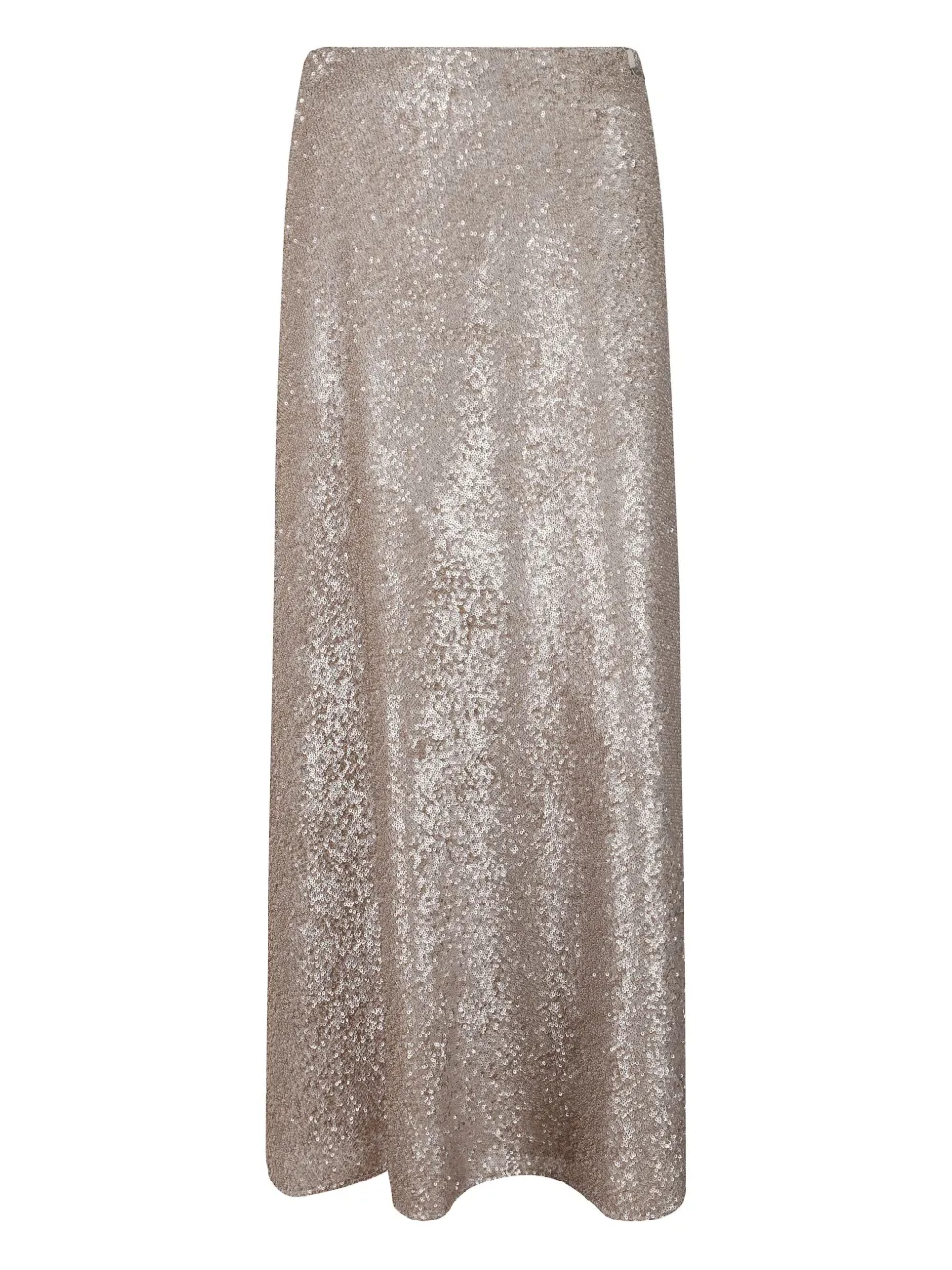 Herno Sequin-embellished Maxi Skirt In Gray