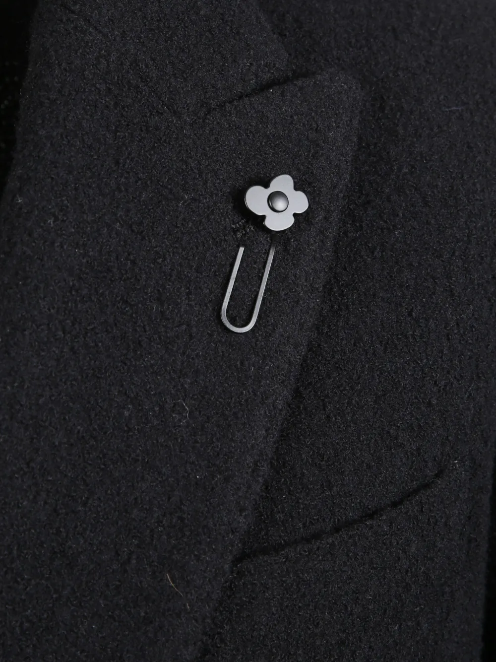 Lardini Jack met dubbele rij knopen Zwart