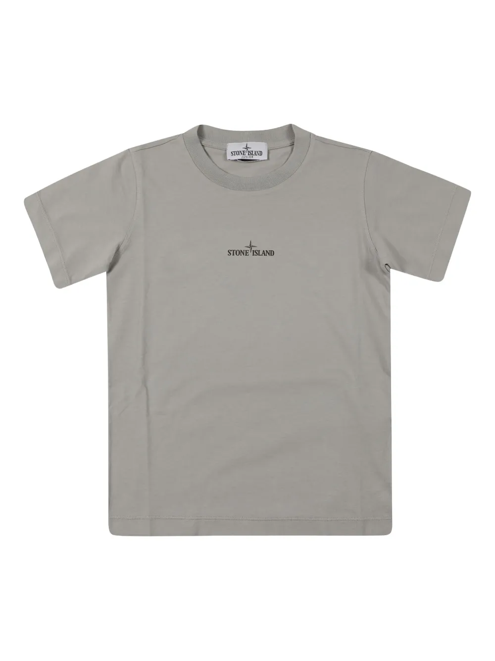 Stone Island Junior logo-print T-shirt | Grey | Image 1
