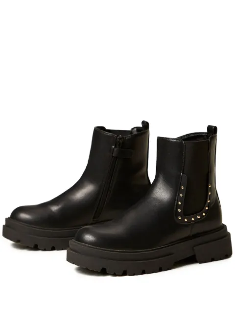 TWINSET Kids botas chelsea con apliques