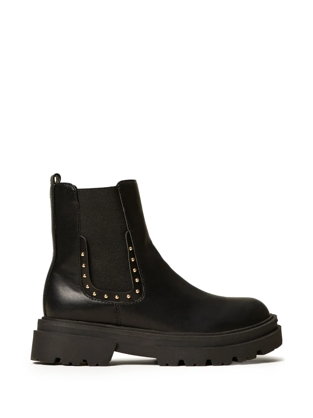 TWINSET Kids stud-embellished chelsea boots Black