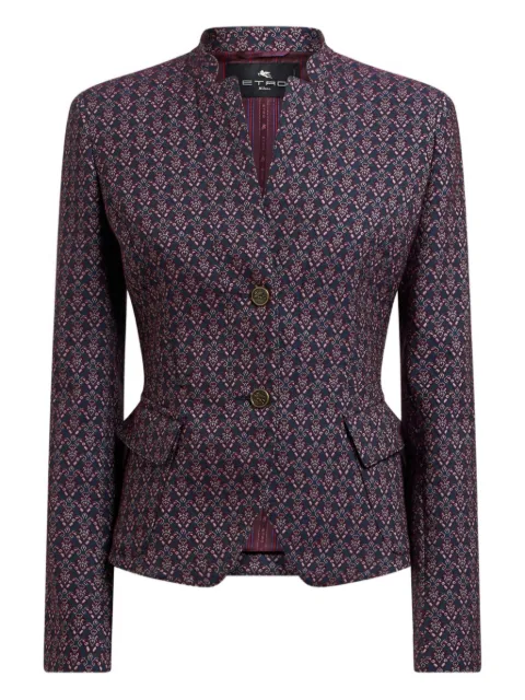 ETRO Blazer met enkele rij knopen